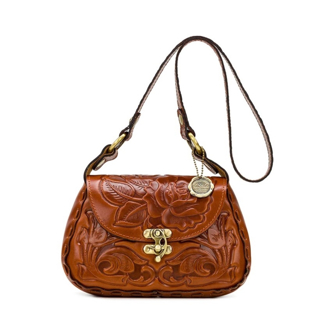Patricia Nash Micaela Baguette | Equestrian Chic Academia Cottagecore Romantic - Picture 5 of 16